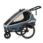 Kinderfahrradanhänger Qeridoo Kidgoo1 Navy Blue - (2022)