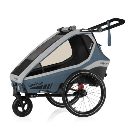 Kinderfahrradanhänger Qeridoo Kidgoo1 Navy Blue - (2022)